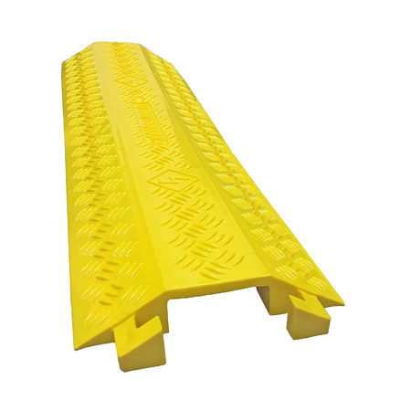 Electriduct Drop Trak Cable & Hose Protector- Medium- Yellow DO-DT-MED-YL